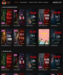 Theme WordPress nghe truyện audio