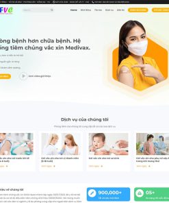 Theme WordPress trung tâm tiêm chủng vắc xin