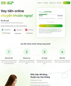 Theme WordPress dịch vụ vay tiền 03