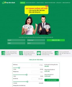 Theme WordPress dịch vụ tín dụng, vay tiền nhanh