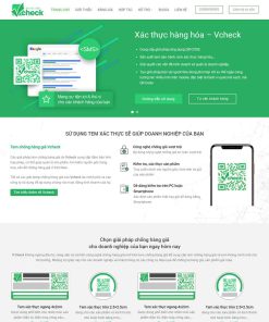 Theme WordPress giới thiệu tem chống hàng giả