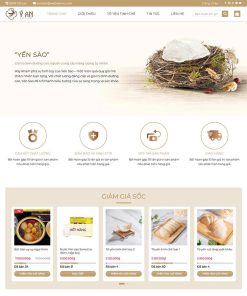 Theme WordPress yến sào 04